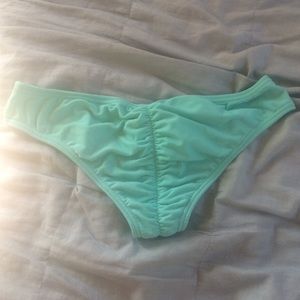 Cheeky teal bikini bottoms