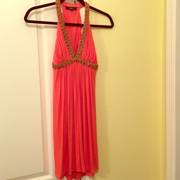 Orange and Coral dress