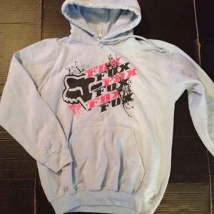 Womens fox racing hoodie M fits L