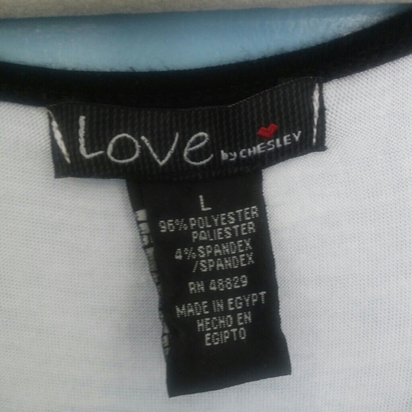 Black/White/Red Racerback High-Low Stiletto Tank - Picture 4 of 4