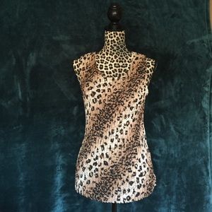 Animal Print Stretchy Blouse