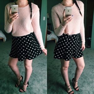 Polka dot skirt