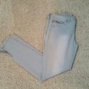 Skinny Faded Light Blue Jeans