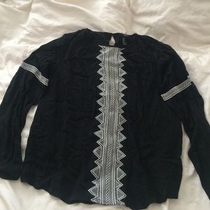 Nwt F21 long sleeve blouse