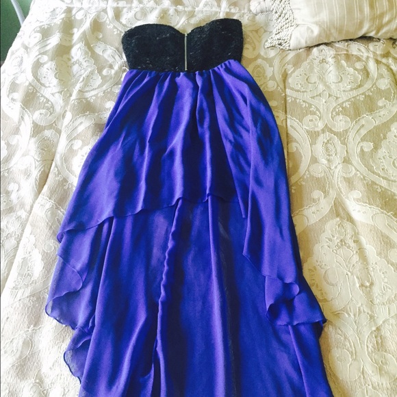 Strapless High Low dress