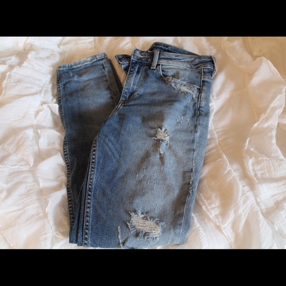 Distressed H&M skinny jeans