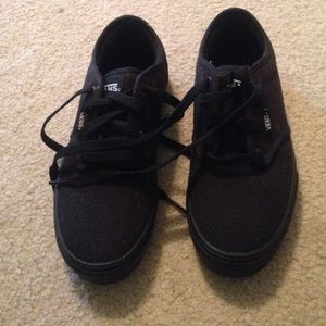 All black vans