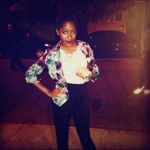 Pops of color blazer