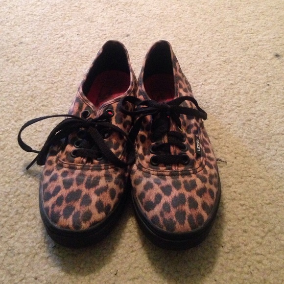 Cheetah print vans