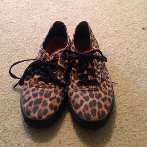Cheetah print vans
