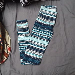 Aztec leggings