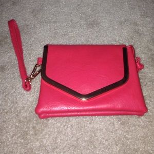 Red wristlet from Charming Charlie