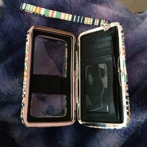 Wristlet with iPhone holder/case