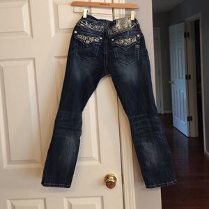 Miss Me jeans-- ankle cropped