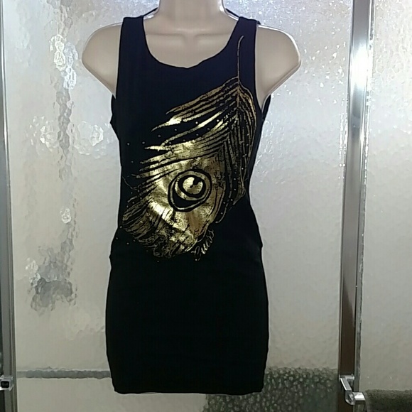 Backless mini dress