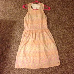 Bright comfortable knee length dress