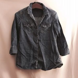 Denim button up shirt