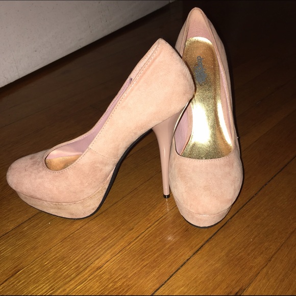 Blush Charlotte Russe Platform Heels