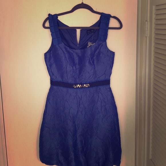Max & Cleo Cobalt Dress