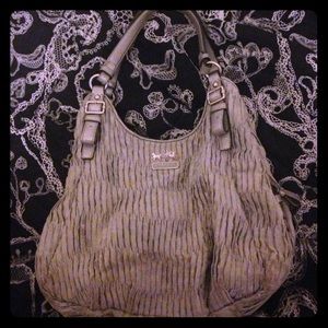 Silver coach purse!