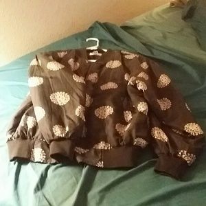 Vintage Carol Horn Workshop silk jacket