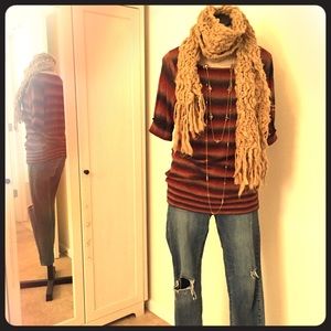 Short-sleeve Fall Sweater