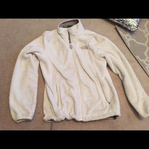 White North Face Jacket Size Small
