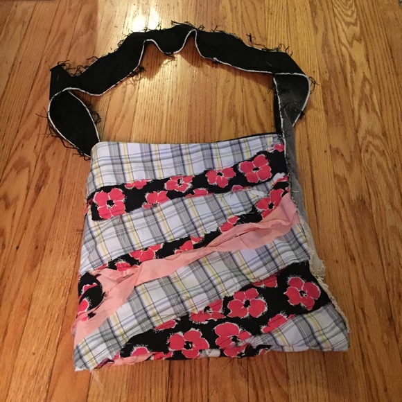 Handmade cross body messenger bag