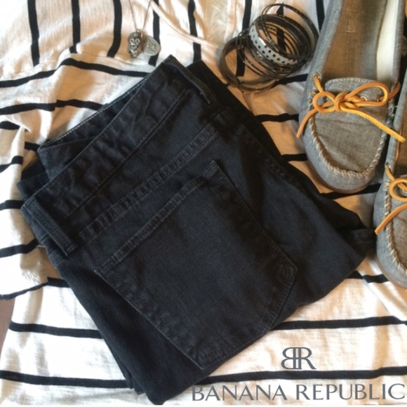 Banana Republic black skinny jeans