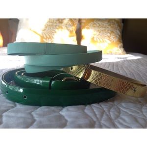 3 thin belts. Orig. about $5 each. Selling ALL $4