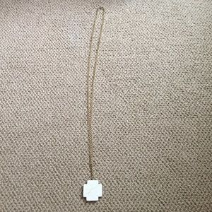 Dotted Tusk Long Cross Necklace!!!