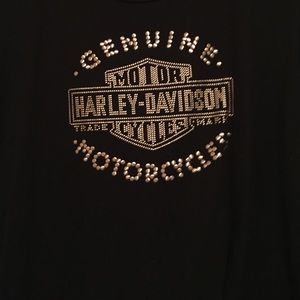 💎LIKE NEW💎 Embellished Harley Davidson Top