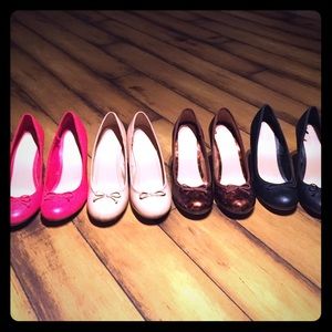 Set of 4 Old Navy wedge heels