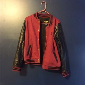 VS Pink Varsity Jacket