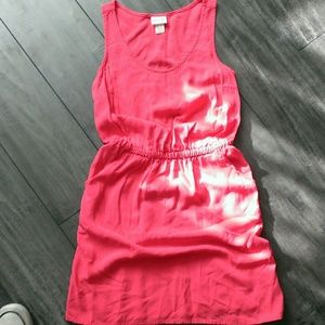Bright coral dress