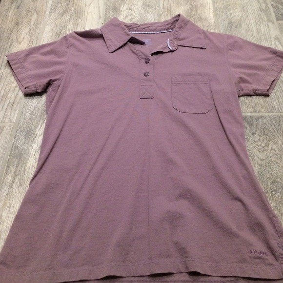 Heather purple collared shirt