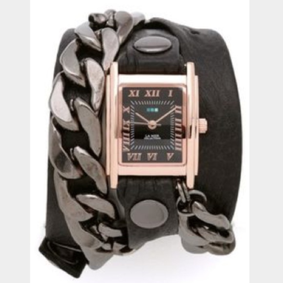 La Mer Collections' Black Dial Odyssey Wrap Watch