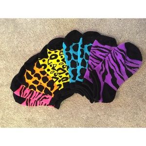 Rainbow Animal Print Socks