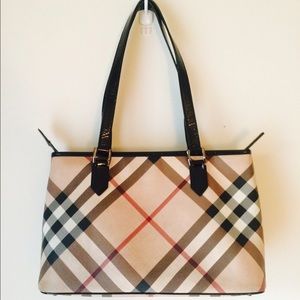 Burberry Nova Check Nickie Tote