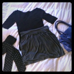 Gray Skirt
