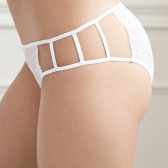 NWT lace caged pantie