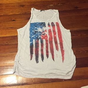 Patriotic oversized tank