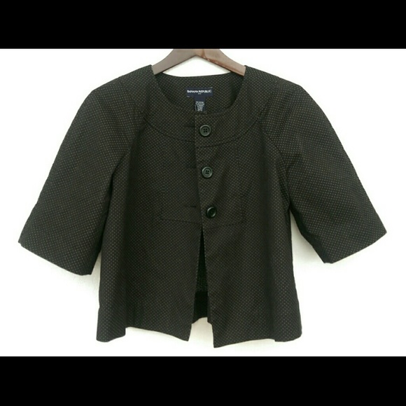 Black Cropped Jacket