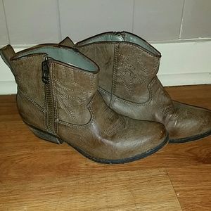 Cowgirl ankle boots
