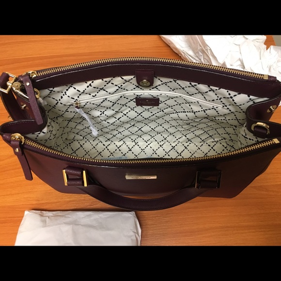 🚫SOLD 🚫 Kate spade Loden in eggplant color - Picture 2 of 3