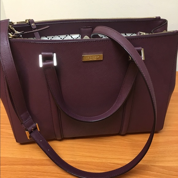 🚫SOLD 🚫 Kate spade Loden in eggplant color - Picture 3 of 3