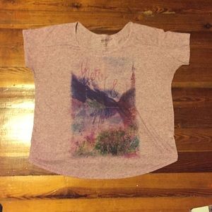 "Here and now" graphic tee