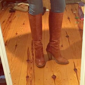 ALDO Chestnut knee high boots! 🍁🍂