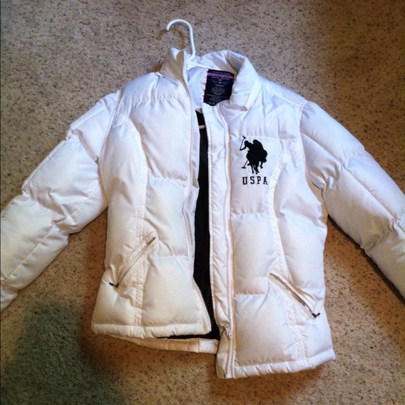 White winter coat!