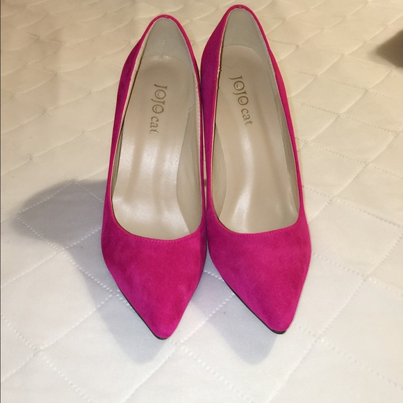 Hot pink heels